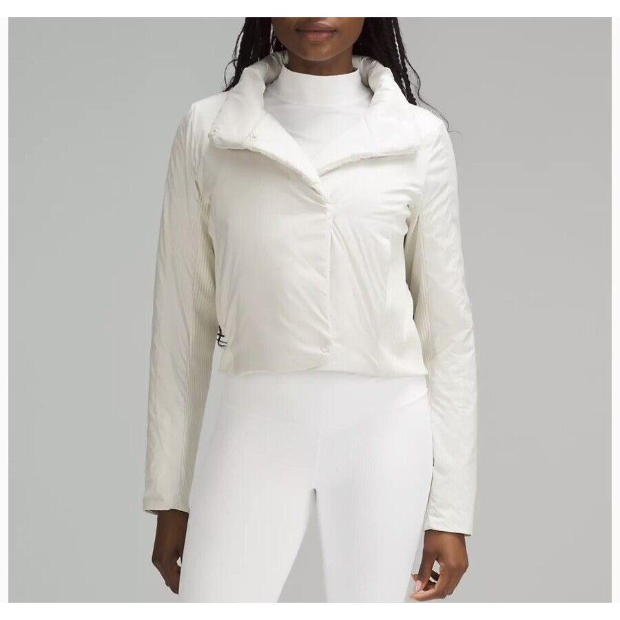 Lululemon Sleek City Primaloft Jacket Bone Women Size 0