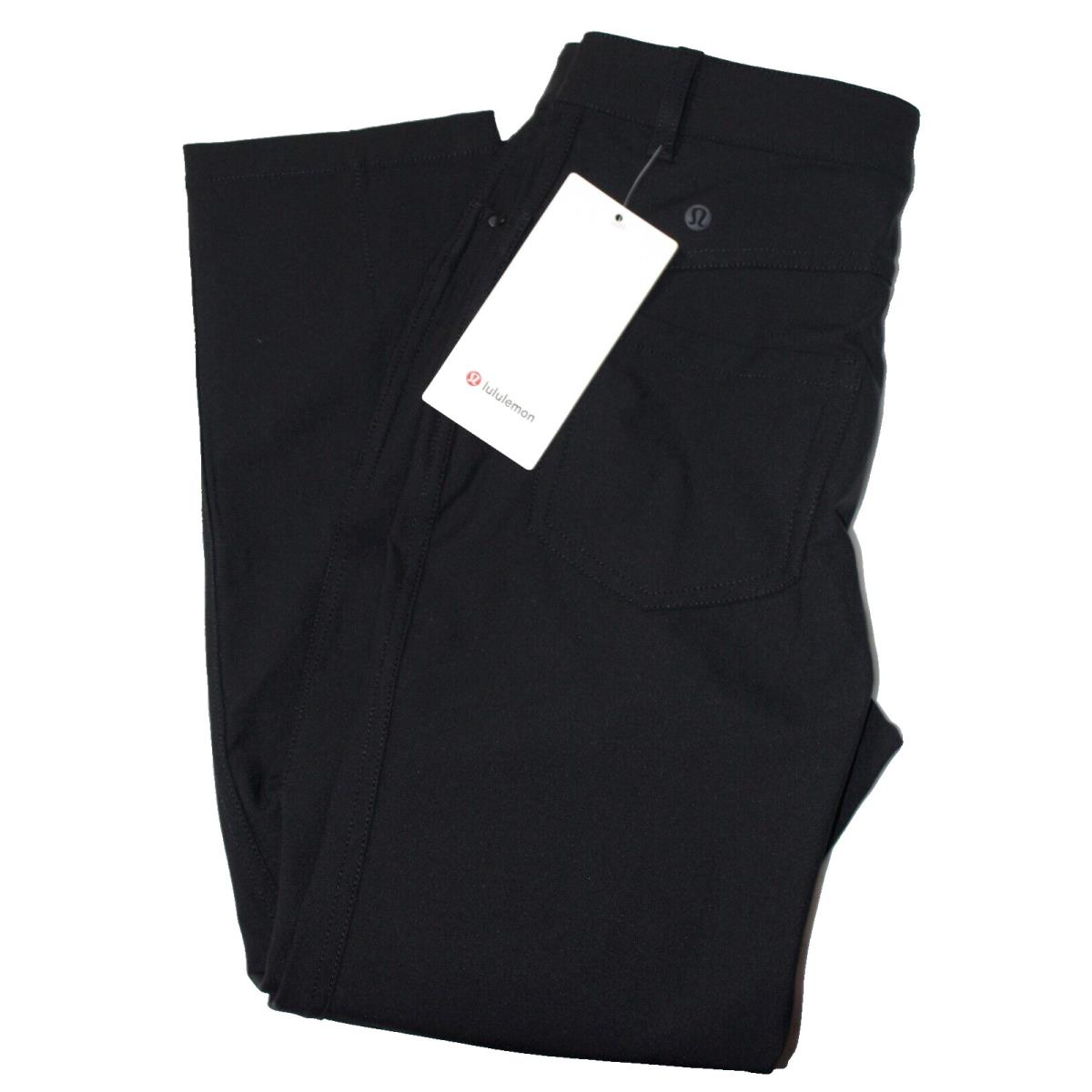 Women`s Lululemon City Sleek 5 Pocket Pant 7/8 - Black - - Size 8