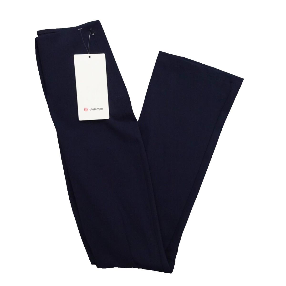 Lululemon Size 0 Smooth Fit Pull On High Rise Pant 32 Trnv True Navy