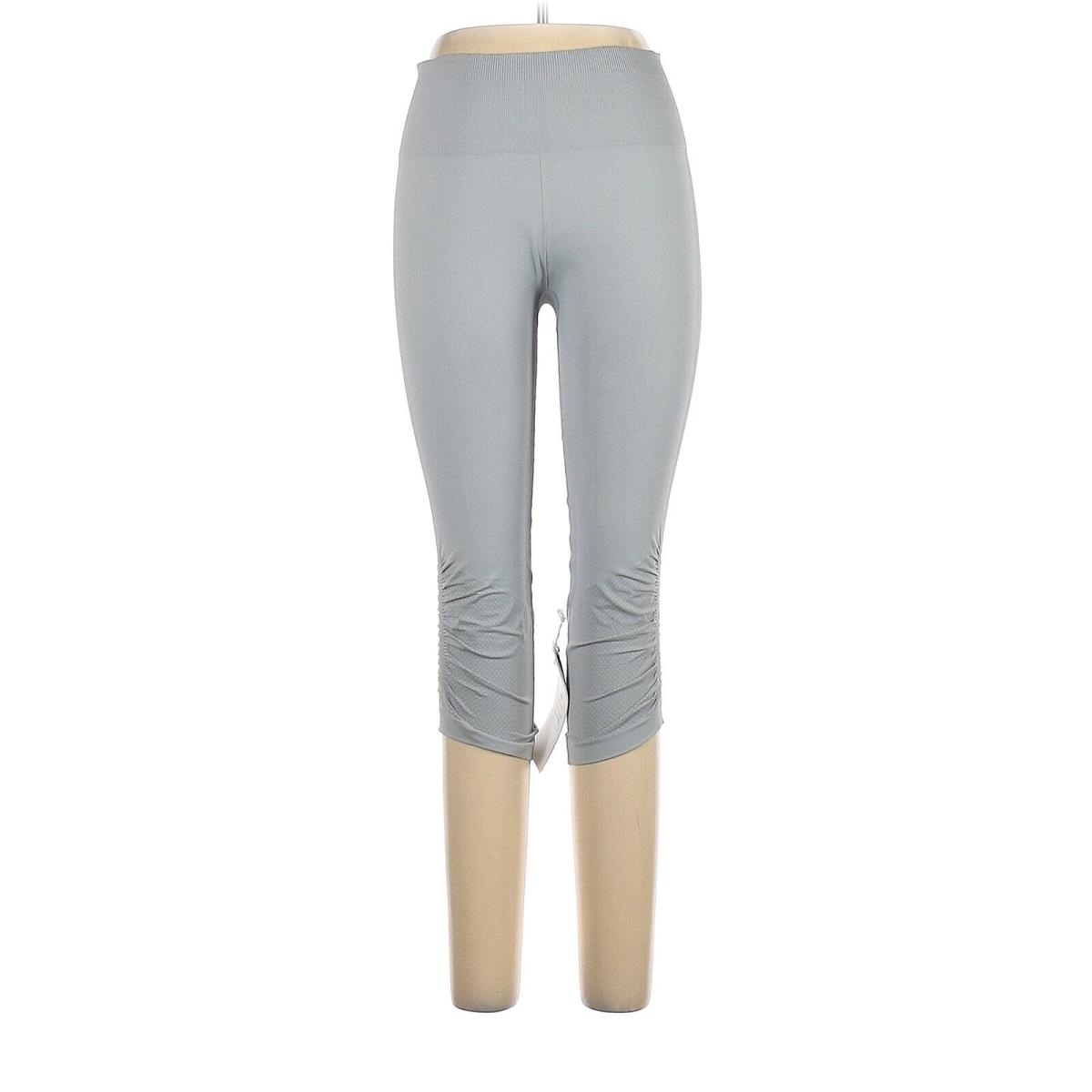 Lululemon Athletica Ice Grey Awakening Crop Taryn Toomey 17 Leggings - US 12