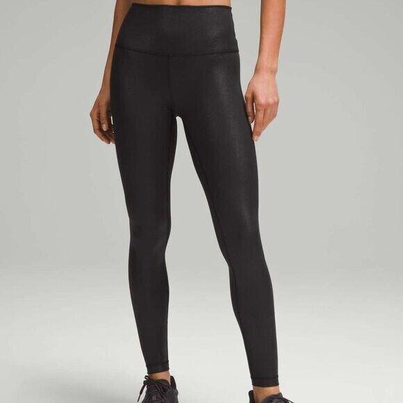 Lululemon Wunder Train High-rise Tight Radiate Foil Black sz 2 2023