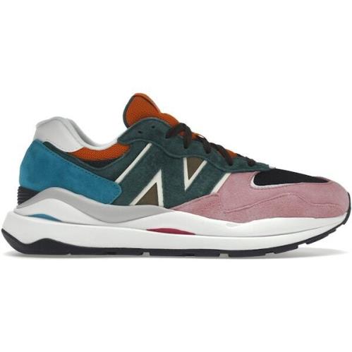 New Balance 57/40 Pink Lemonade Green Black Orange Sz 4.5