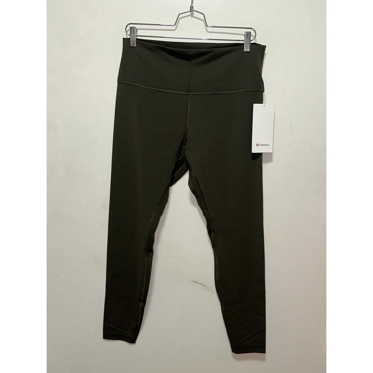 Lululemon Align HR Pant 28 Size 14 Dkov Dark Olive