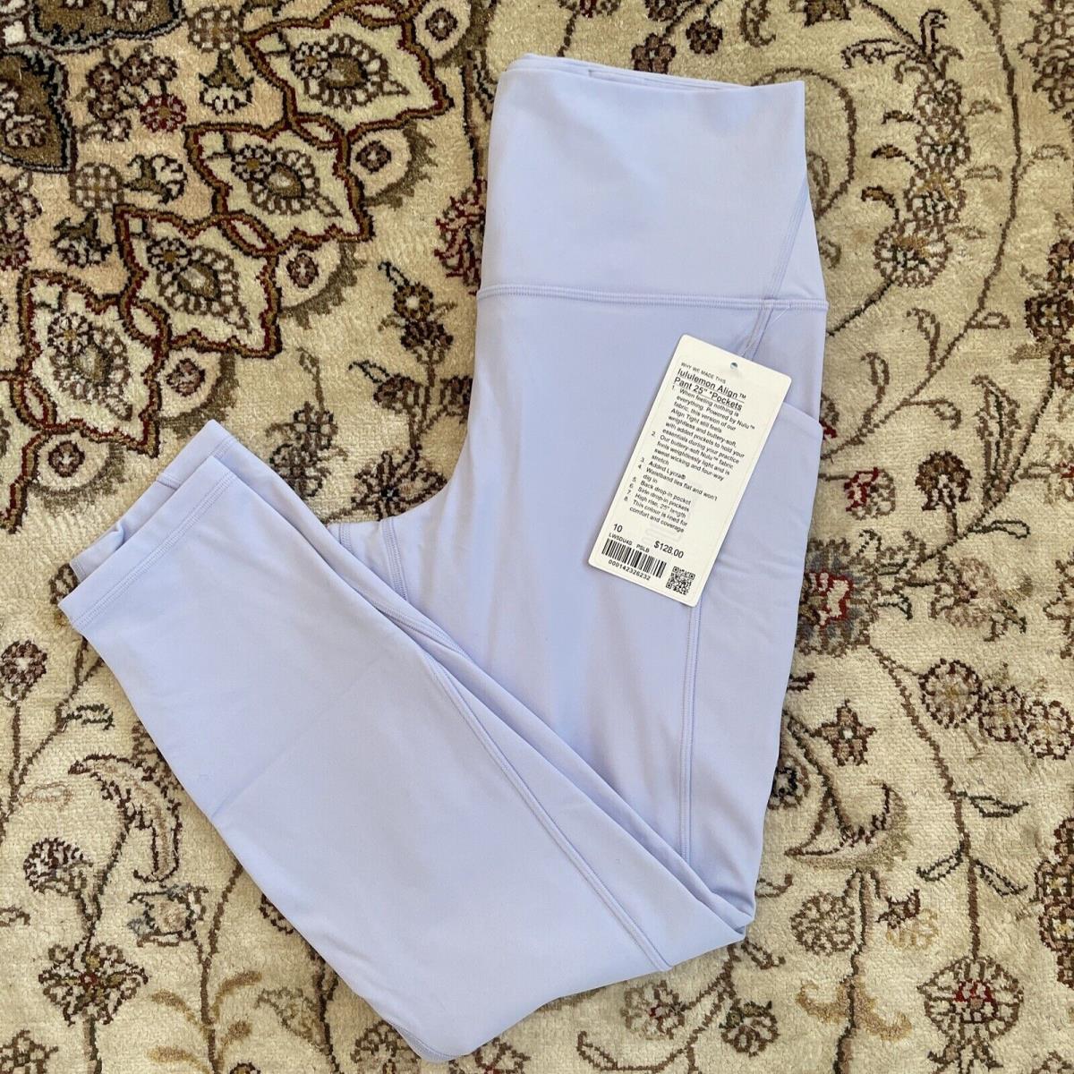 Lululemon Align Pant with Pockets 25 Pastel Blue Size 10