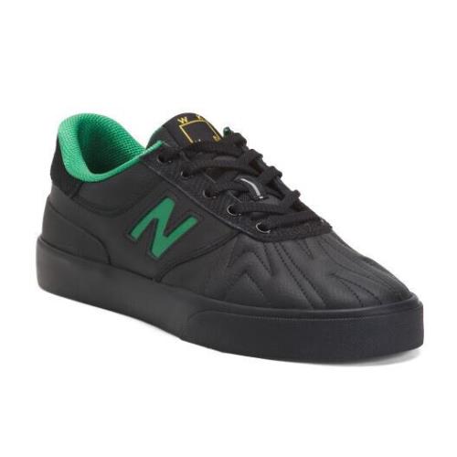 New Balance Men`s Leather 272 Lifestyle Sneakers Size 9.5 - Black / Green - New - Black