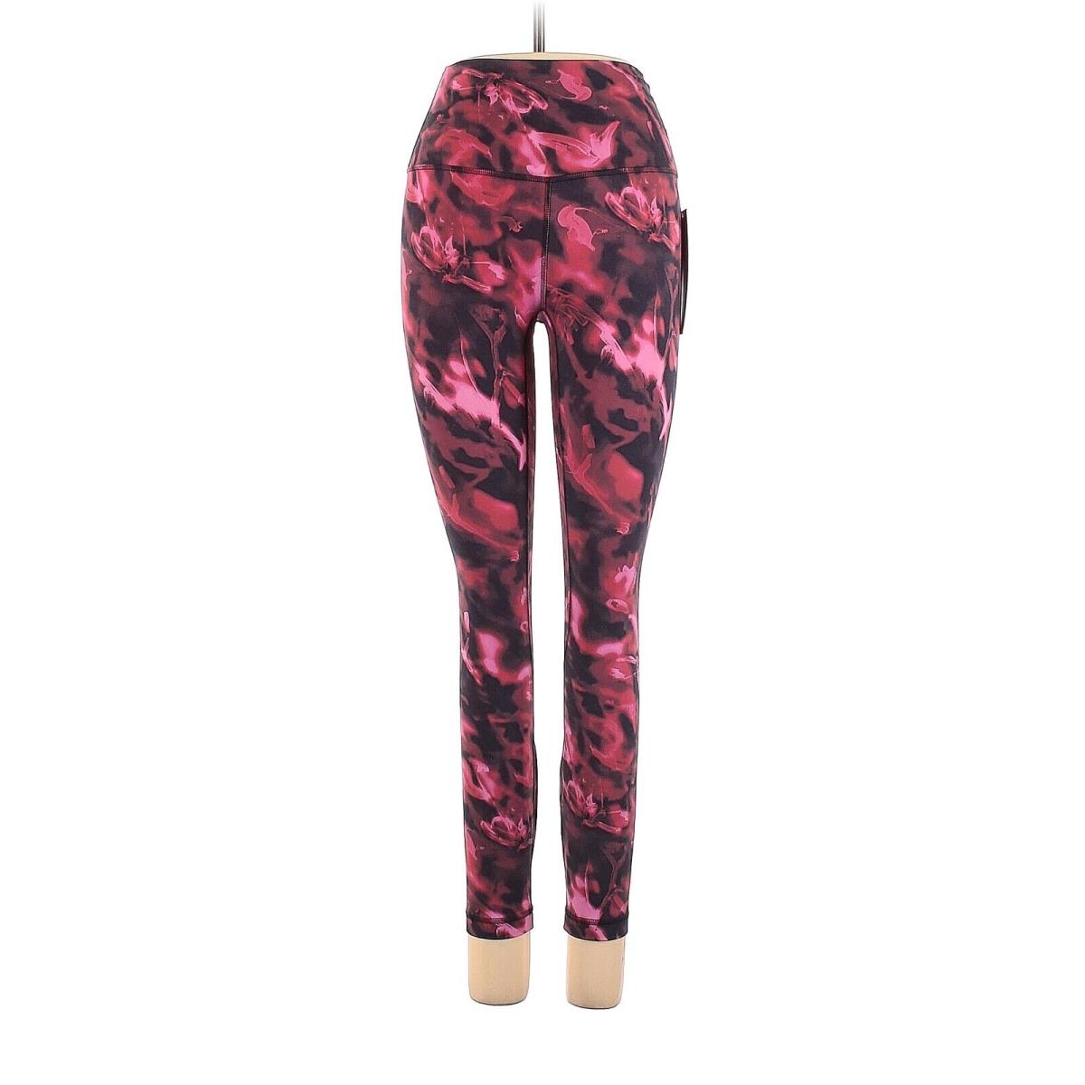 Lululemon Athletica Pink Blossom Multi Align HR Pant 25 Leggings - US 4