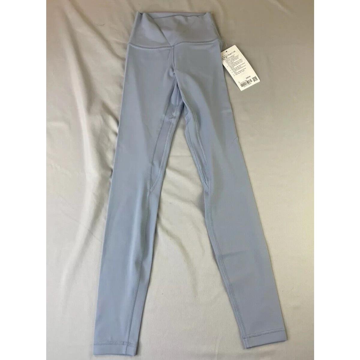 Lululemon Align HR Paint 28 Chambray Blue Stretch Legging Womens Size 2