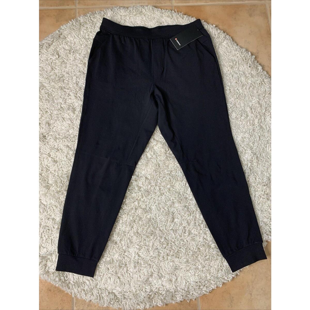 Lululemon Pants Mens XL Black Intent Jogger Stretch Gym Drawstring Pockets