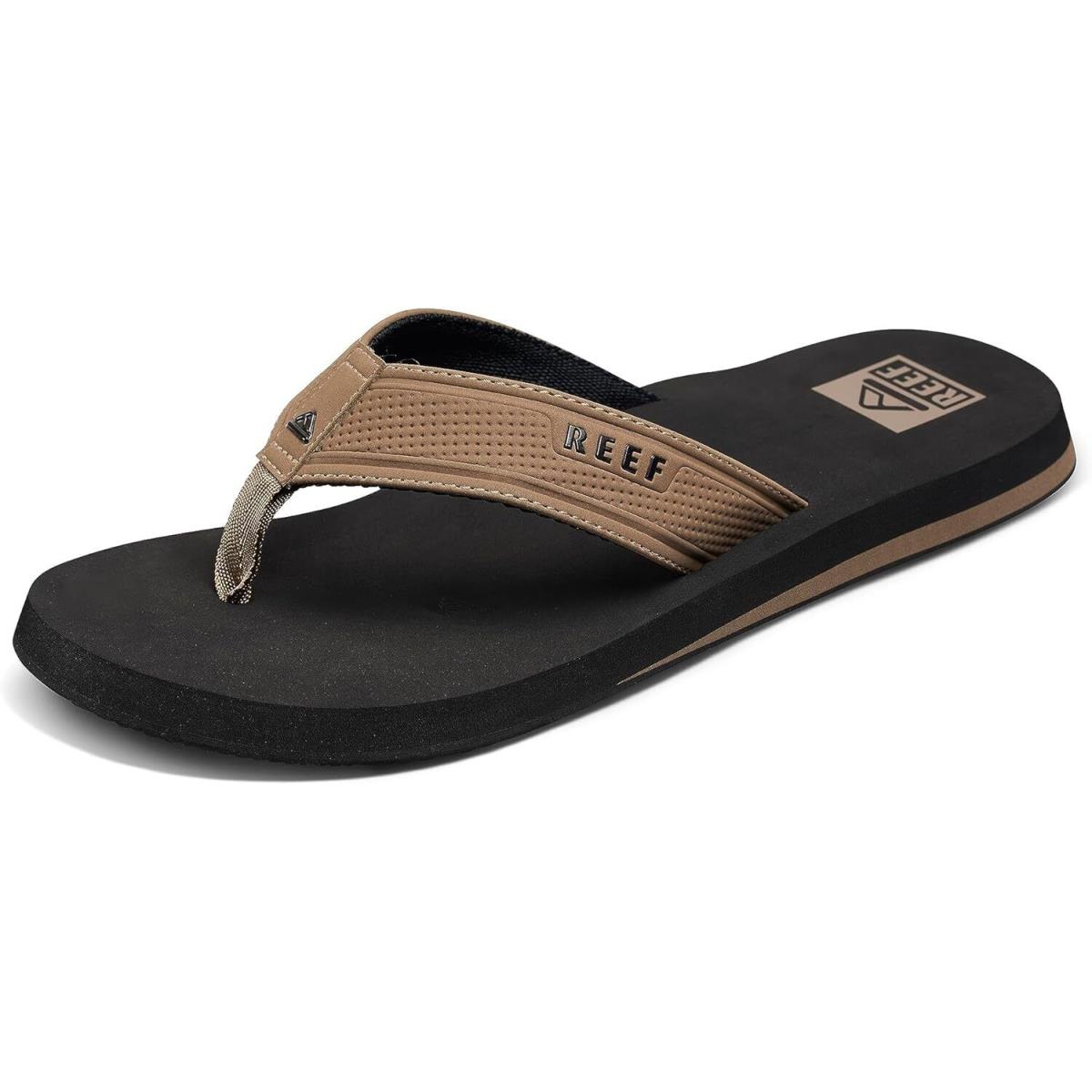 Reef Mens The Layback Sandal Black/Tan