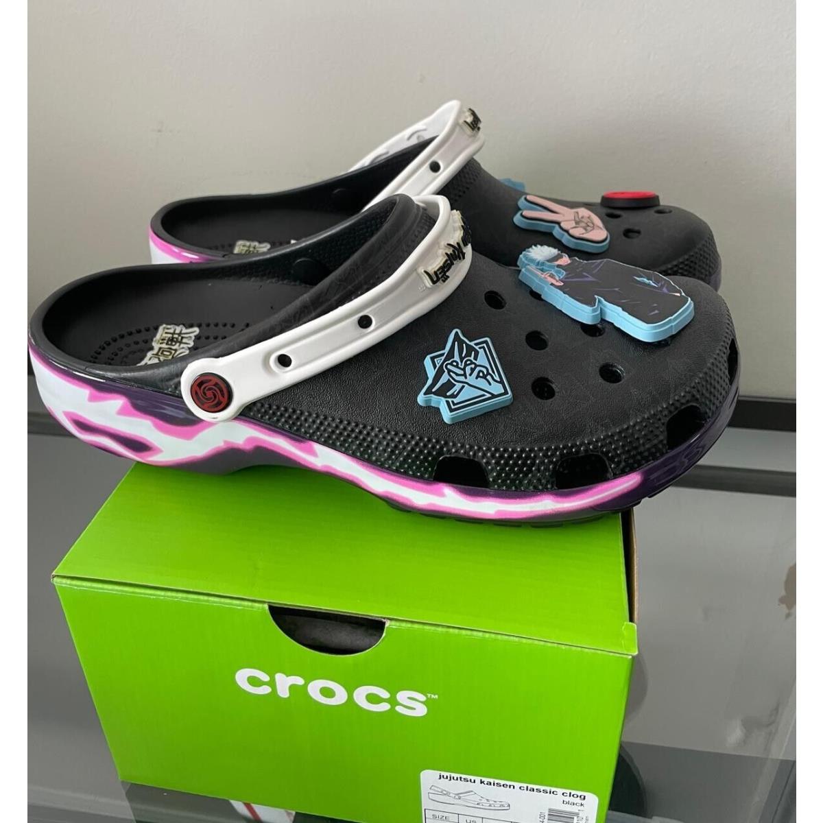 Crocs Jujutsu Kaisen Anime Classic Clog Sandals Black