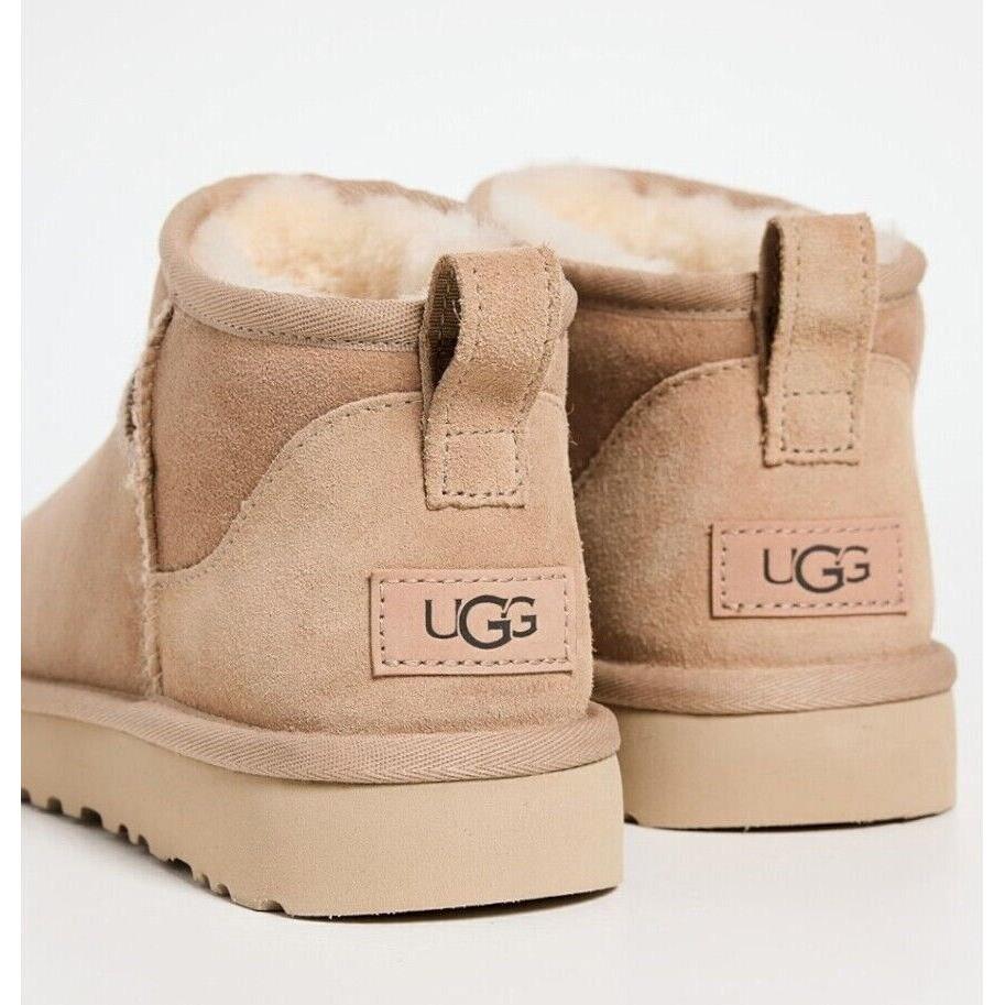 Ugg Classic Ultra Mini Women`s Winter Ankle Boots Sand