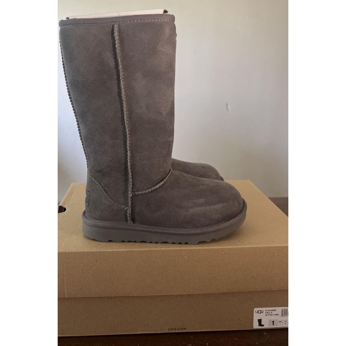 Ugg Kids Classic Tall II Boots Grey Size 1