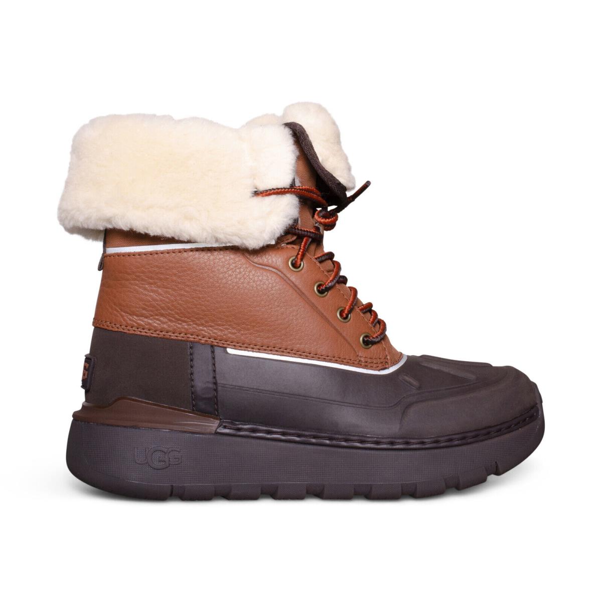 Ugg City Butte Worchester Leather Waterproof Snow Men`s Boots Size US 9/UK 8 - Worchester