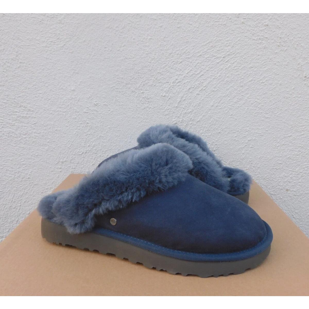 Ugg Classic Slipper II Suede/ Sheepskin Cuff Slippers Women US 7/ Eur 38