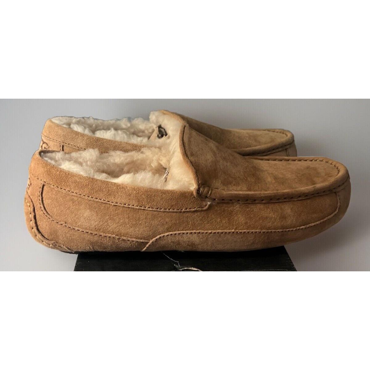 Ugg Ascot 5775 Men S Chestnut Suede Slippers/ Size 8