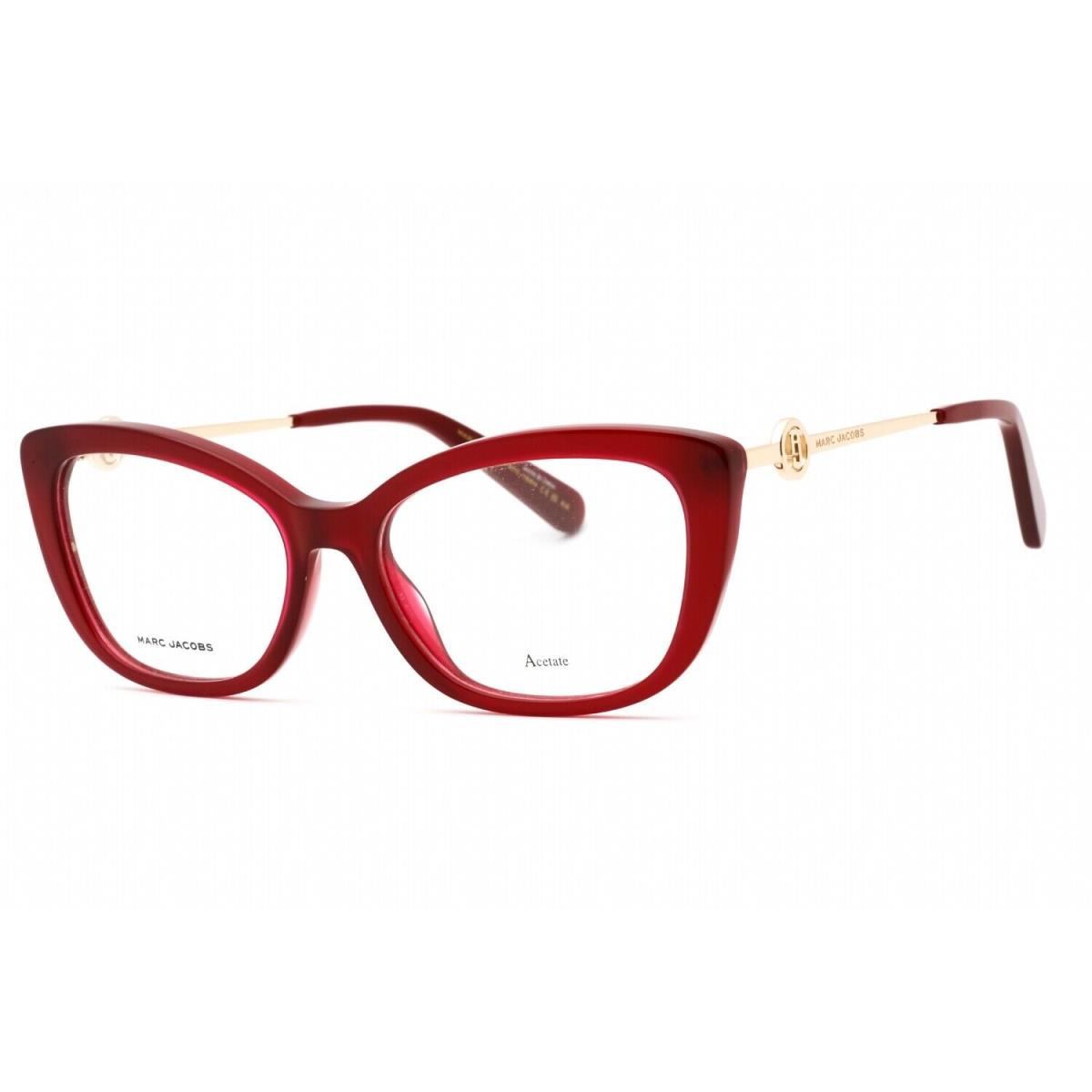 Marc Jacobs Marc 692 Lhf Eyeglasses Burgundy Frame 53mm