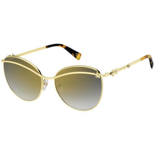 Marc Jacobs Mmj Daisy 1/S 8J5G FQ Gold Gold Mirror Sunglasses