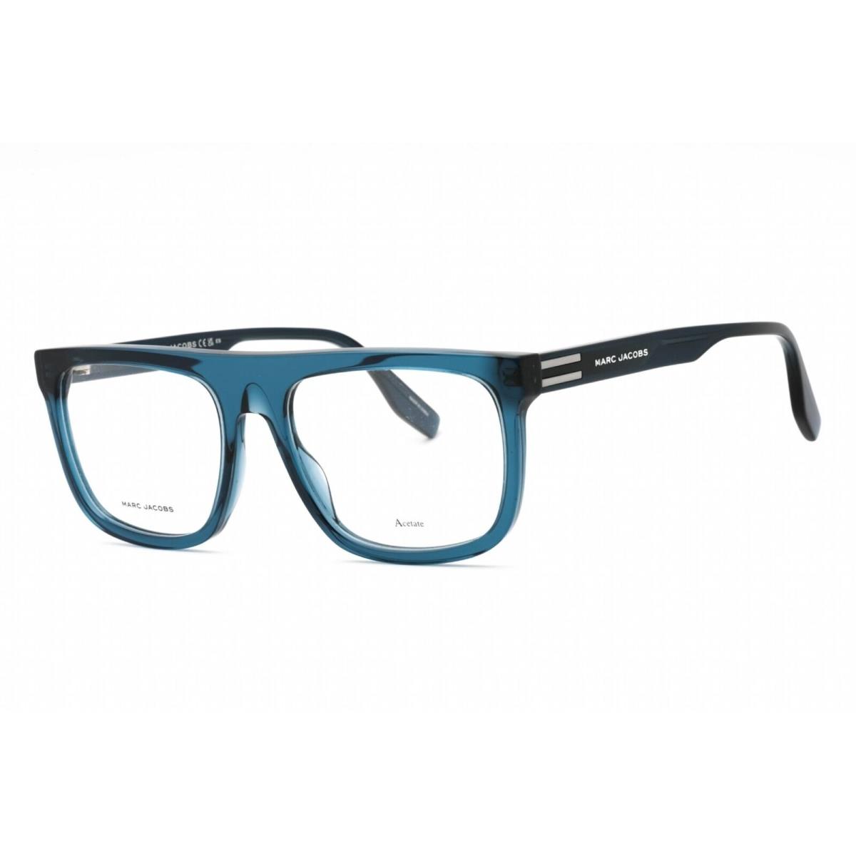 Marc Jacobs Men`s Eyeglasses Blue Acetate Square Full Rim Frame Marc 720 0PJP 00