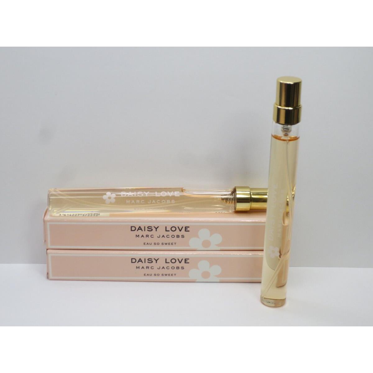 Marc Jacobs Daisy Love Eau SO Sweet Eau DE Toilette Spray 0.33 OZ Boxed Lot 2