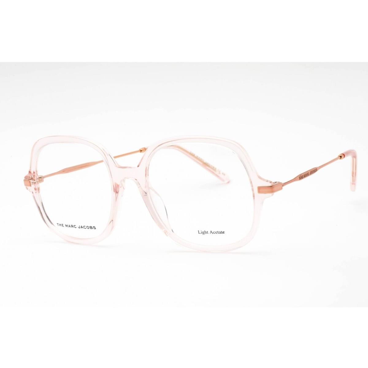 Marc Jacobs Women`s Eyeglasses Pink Plastic Square Frame Marc 616 035J 00