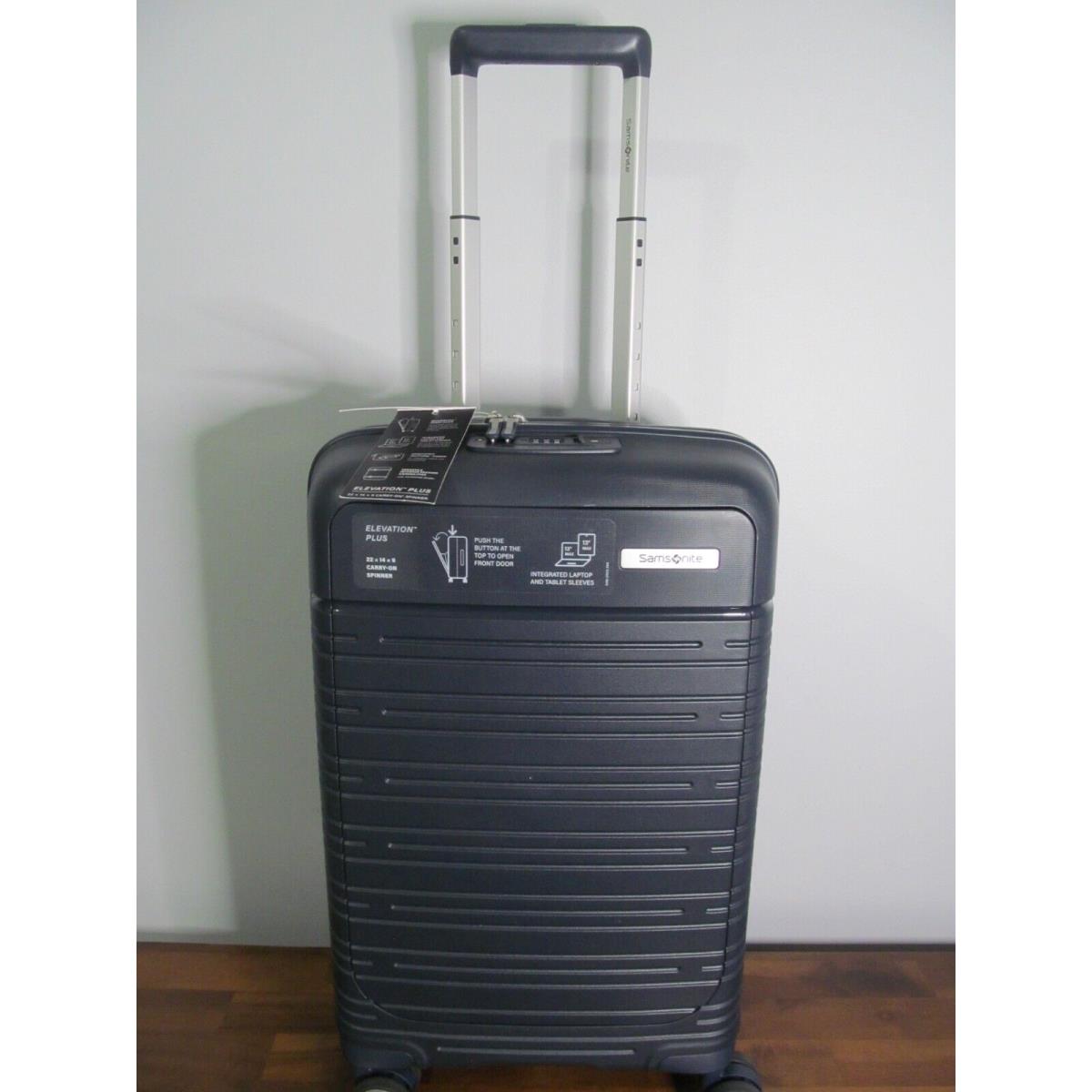 Samsonite Luggage 2024 Elevation Carry on Spinner-midnight Black 15 Laptop-nwt