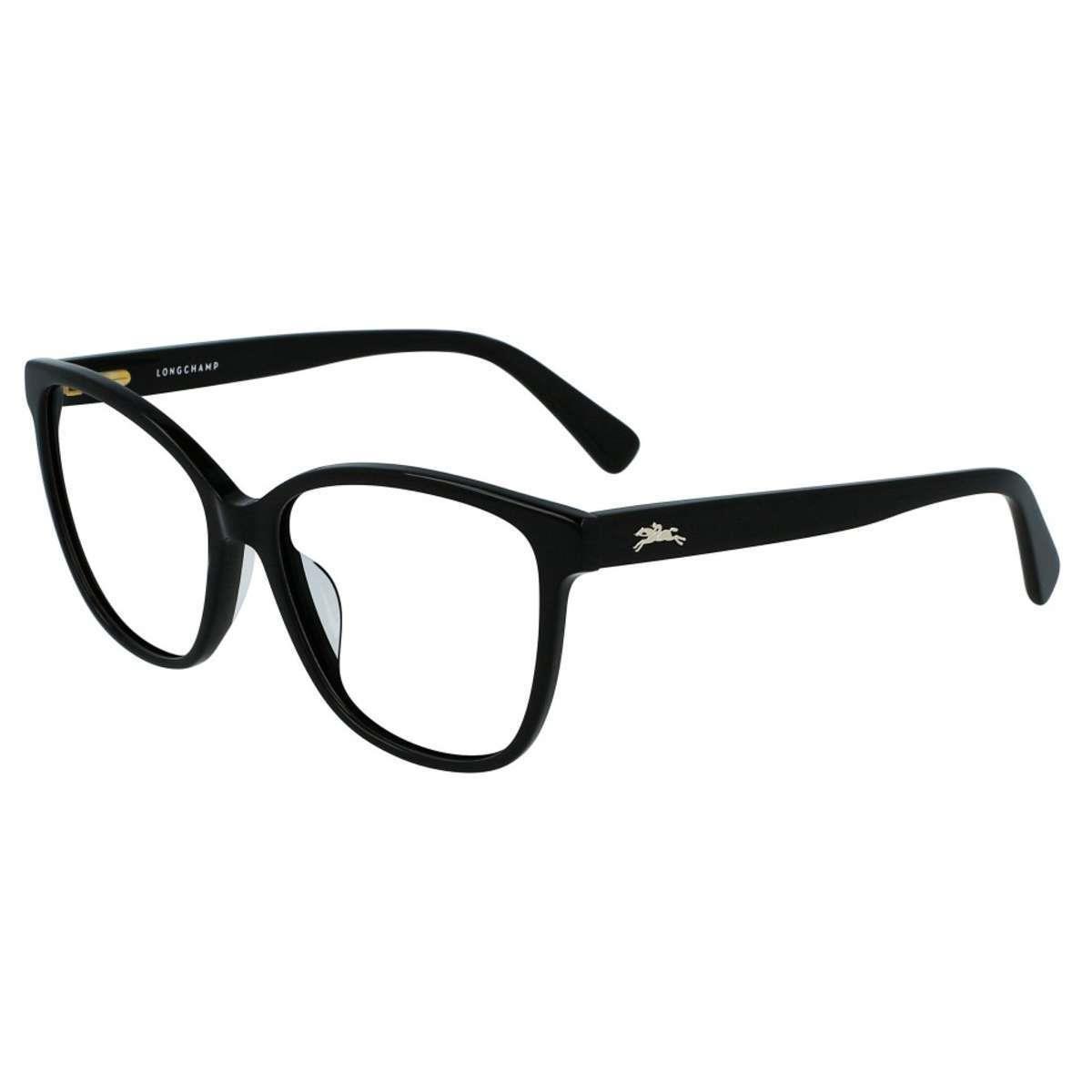 Longchamp Women`s Butterfly 53mm Eyeglasses Frames Black LO2687