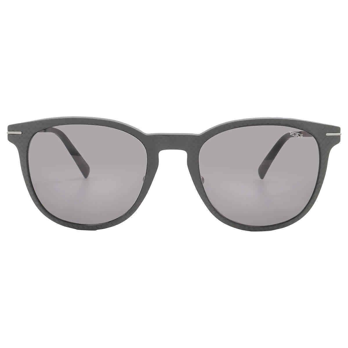 Tumi Grey Square Men`s Sunglasses STU010 02AN 53 STU010 02AN 53