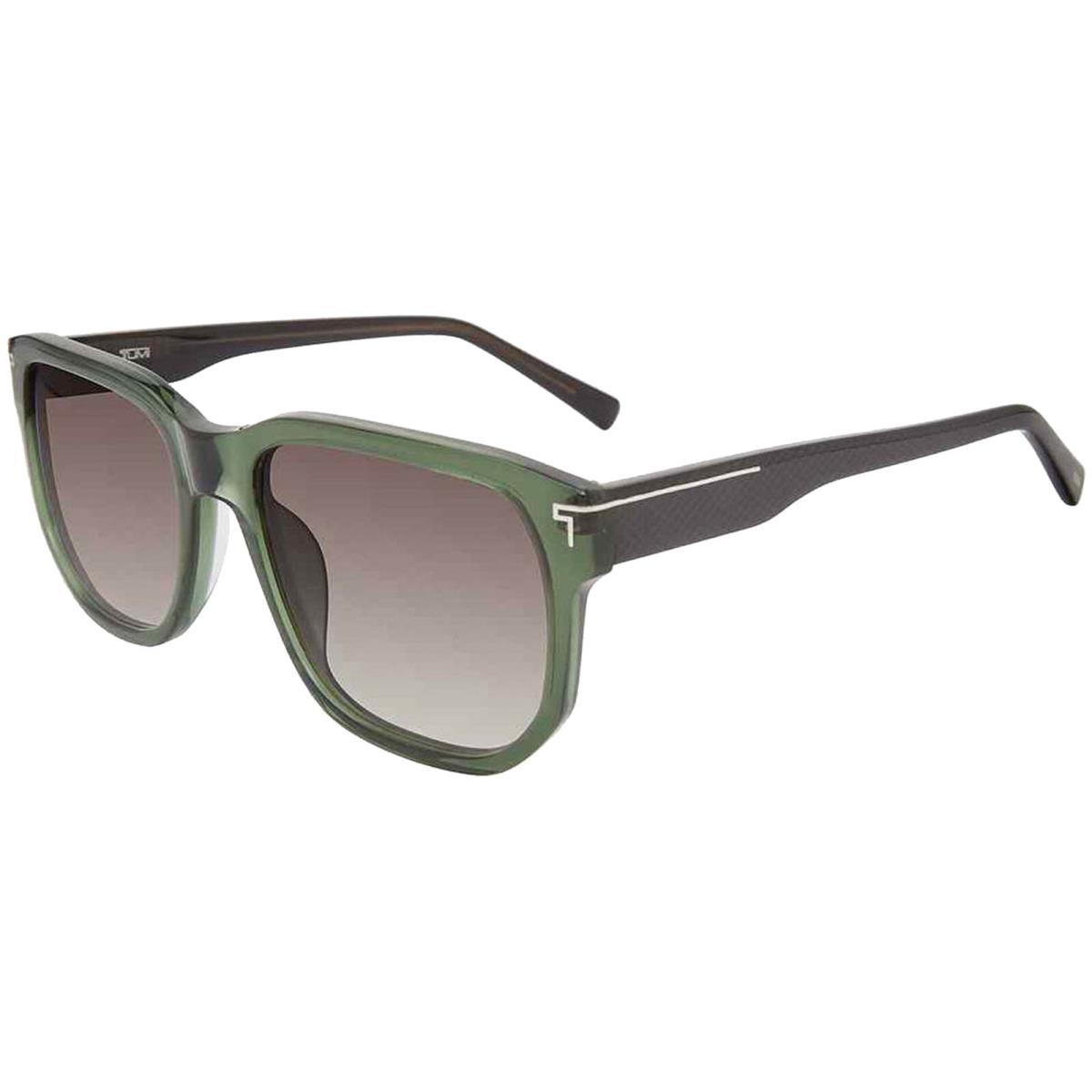 Tumi Men`s Crystal Green Geometric Sunglasses - STU0035602GN - Japan