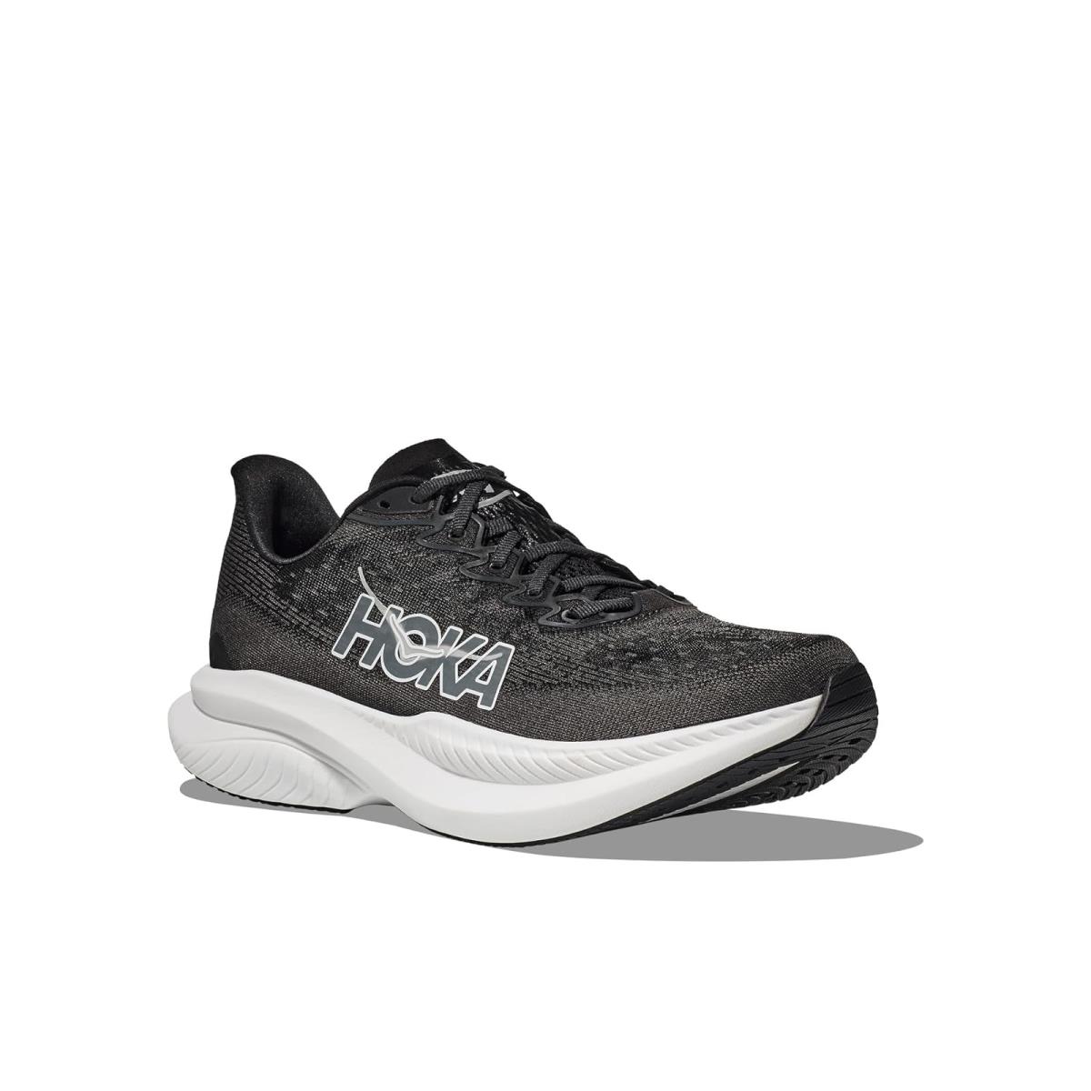 Man`s Sneakers Athletic Shoes Hoka Mach 6 Black/White