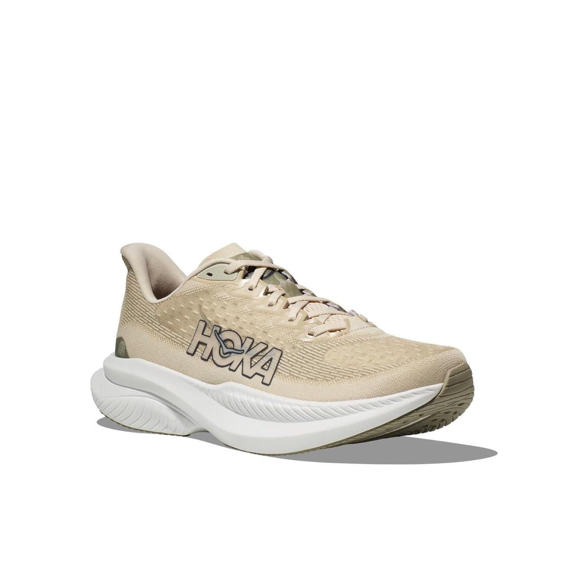 Man`s Sneakers Athletic Shoes Hoka Mach 6 Oat Milk/Barley