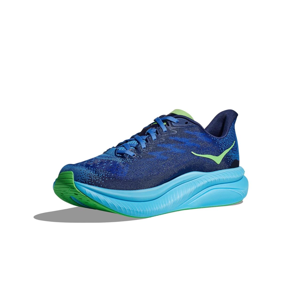 Man`s Sneakers Athletic Shoes Hoka Mach 6 Virtual Blue/Bellwether Blue