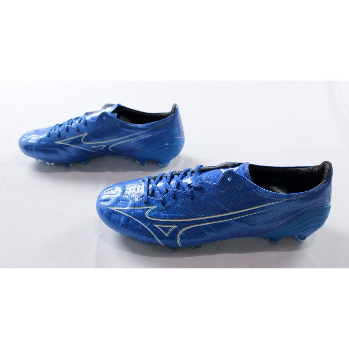 Mizuno Men`s Alpha Elite Football/soccer Cleats CD4 Laser Blue/white/gold US:9.5