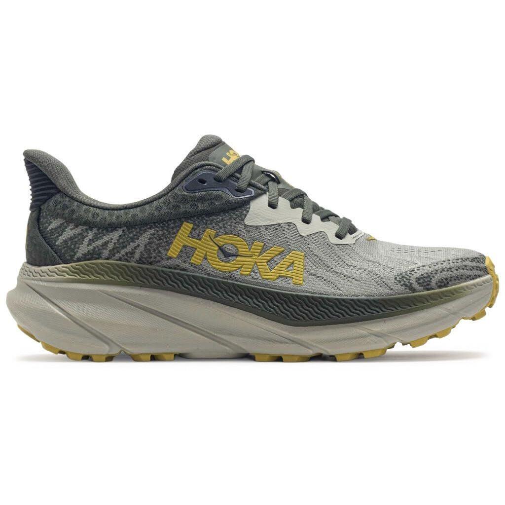 Hoka Men`s Challenger 7 Sneaker Olive Haze/forest Cover 8.5