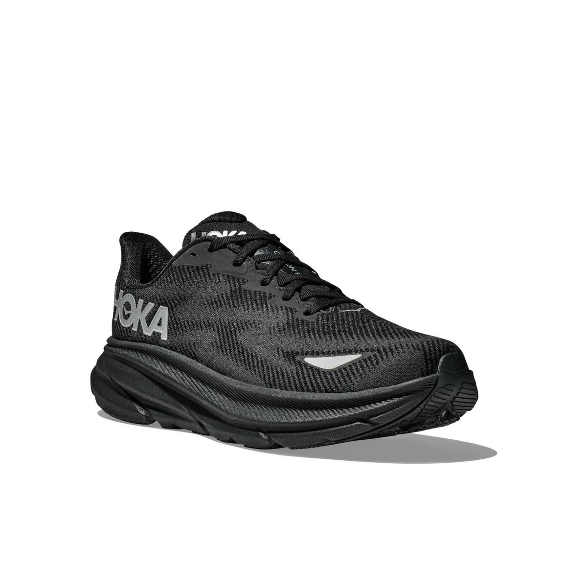 Hoka Women`s Clifton 9 Gtx Sneaker Black/black 1 5.5