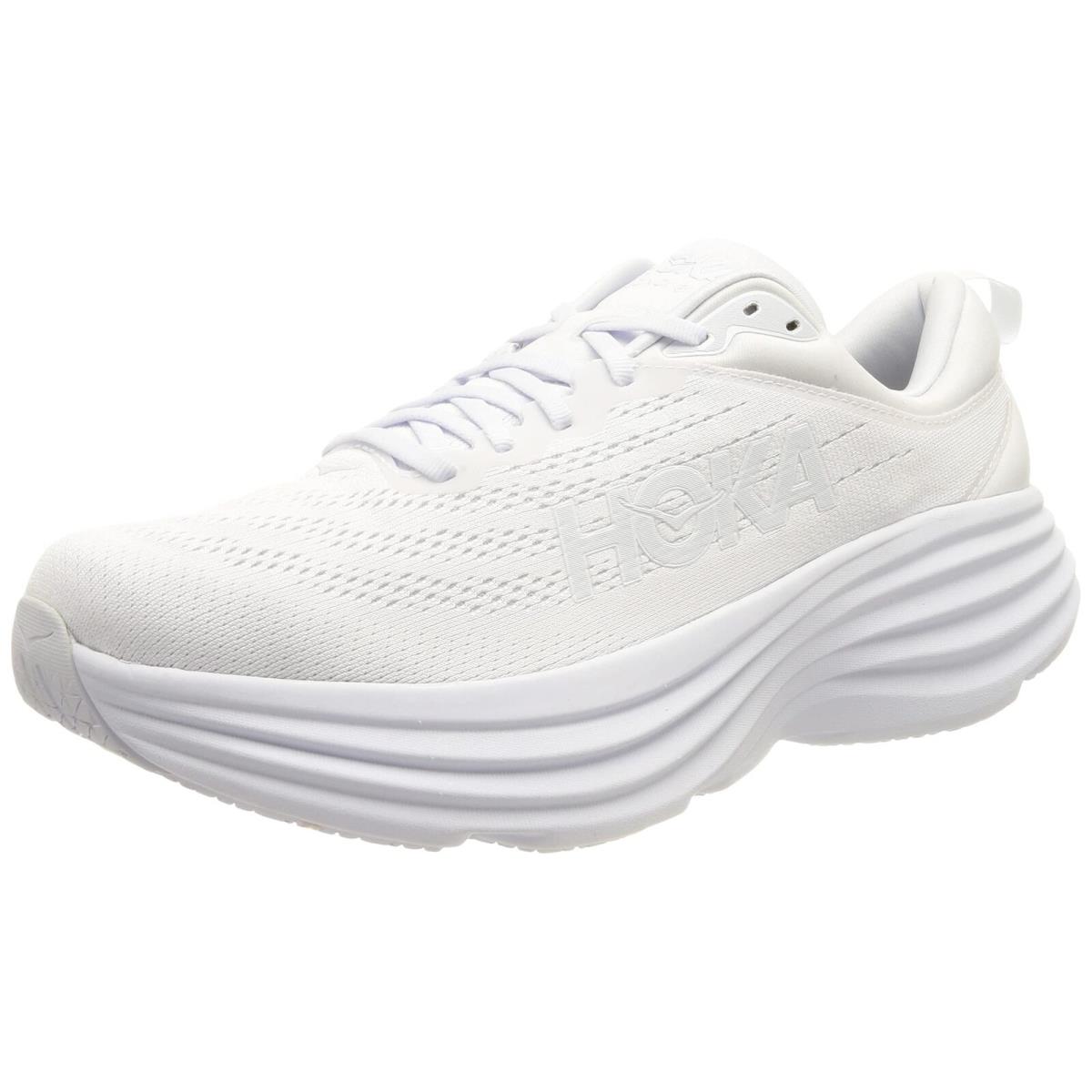 Hoka Women`s Bondi 8 Sneaker White/white 5.5