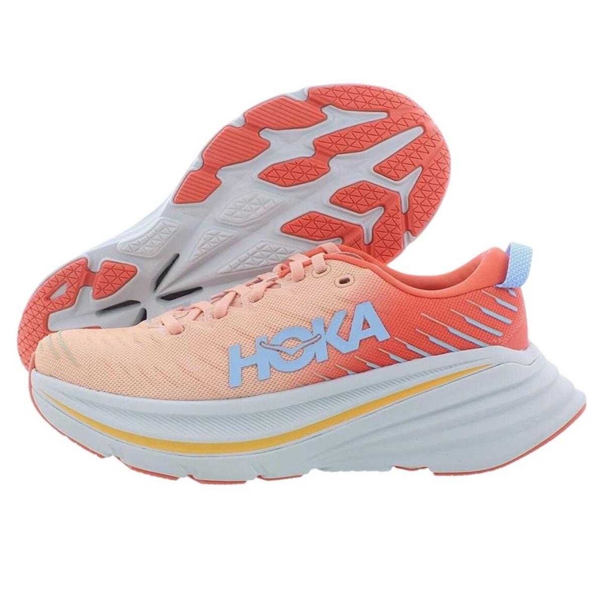 Hoka One One Women`s Clifton 8 Running Shoes Size 8B Cushioned Comfort - Multicolor