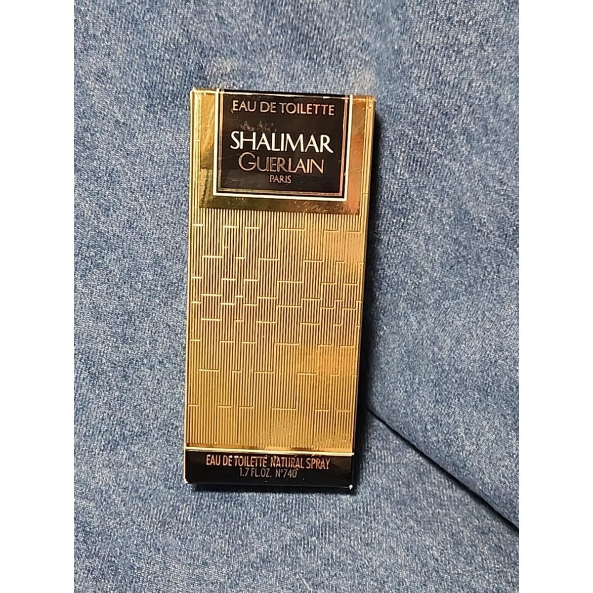 Guerlain Shalimar Eau de Toilette 1.7OZ 50ml Edt Vintage Womens Perfume