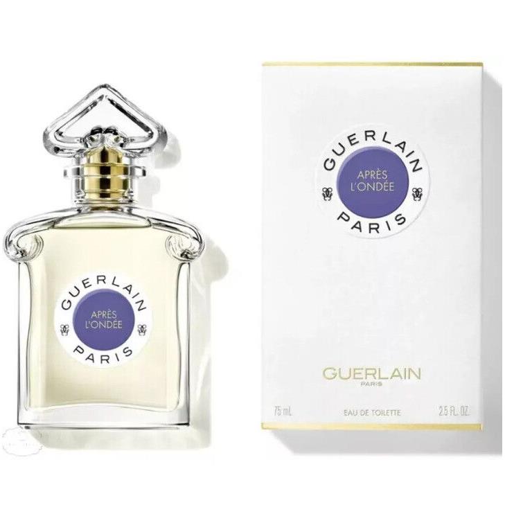 Apres L`ondee by Guerlain Eau De Toilette Spray 2.5 Oz 75ml