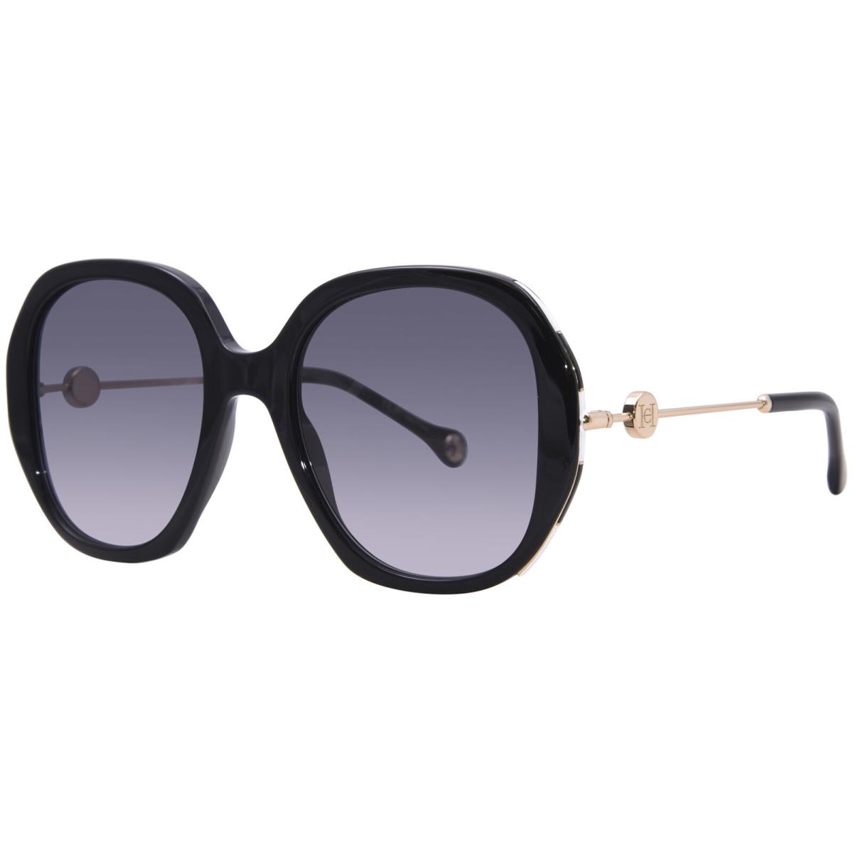 Carolina Herrera CH-0019/S 8079O Sunglasses Women`s Black/grey Gradient 54mm - Frame: Black, Lens: Gray