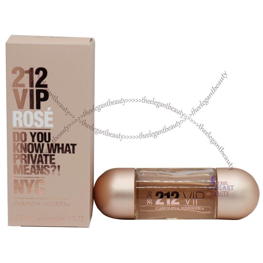 212 Vip Rose by Carolina Herrera For Women 1.0 oz/30 ml Edp Spray