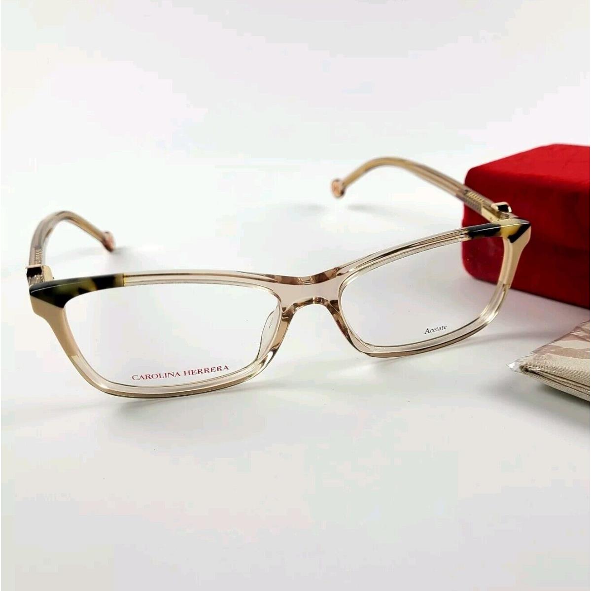 Carolina Herrera Women`s Eyeglasses Full Rim Frame Her 0114 L93 Havana