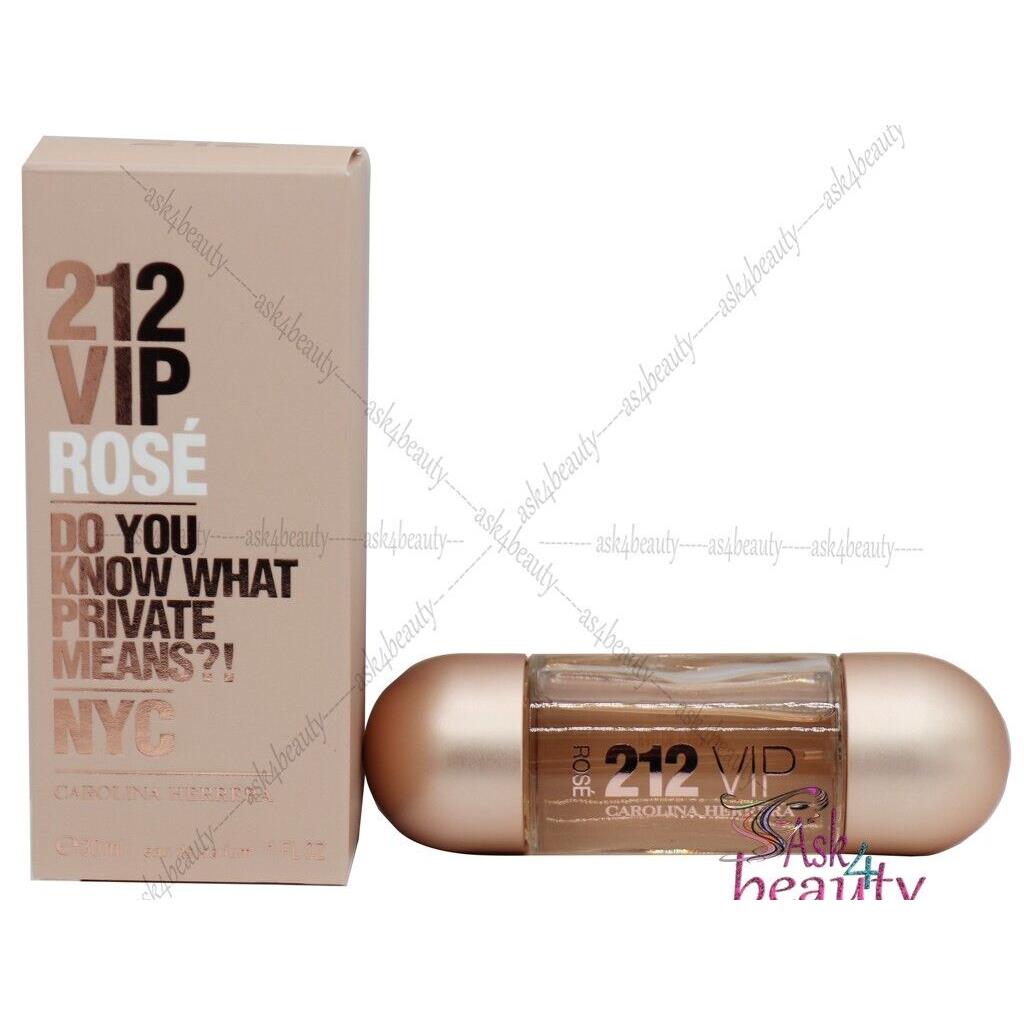 212 Vip Rose by Carolina Herrera For Women 1.0 oz/30 ml Edp Spray