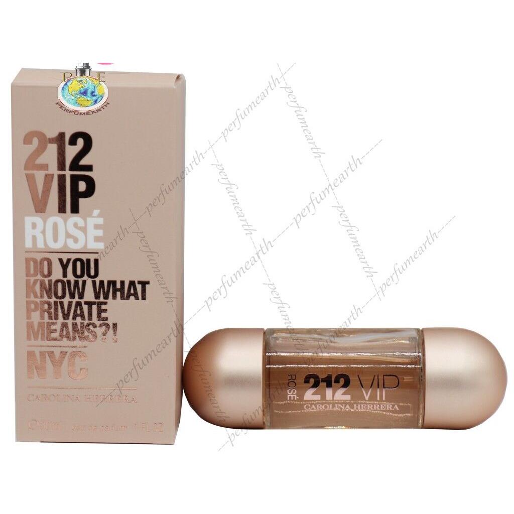 212 Vip Rose by Carolina Herrera For Women 1.0 oz/30 ml Edp Spray