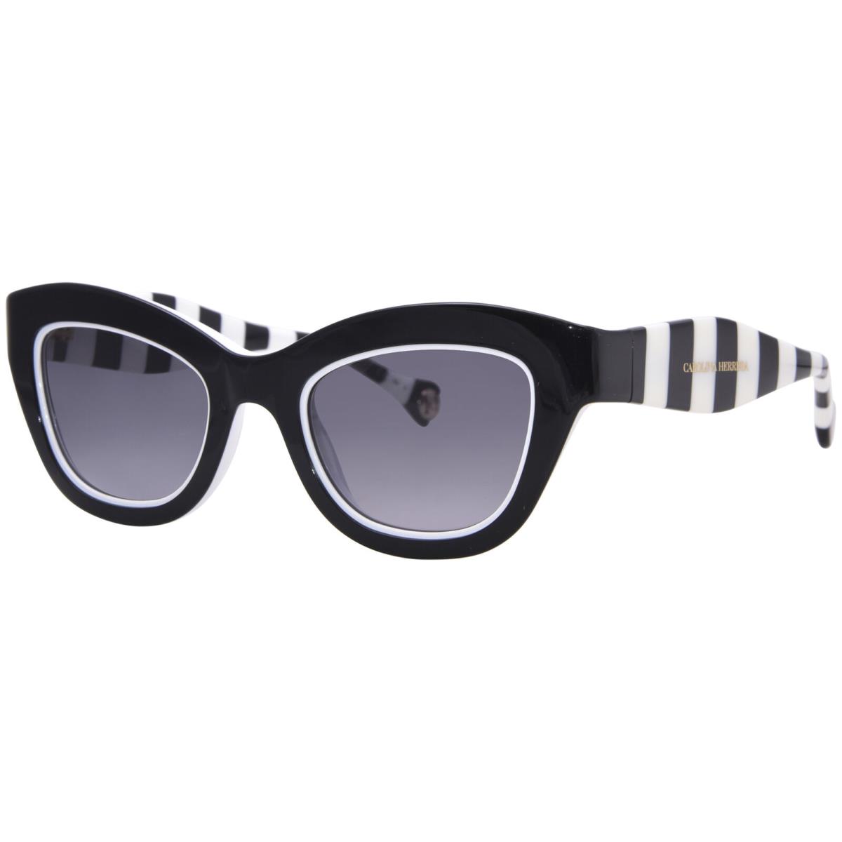 Carolina Herrera HER-0086/S 80S9O Sunglasses Women`s Black/white/grey 51mm