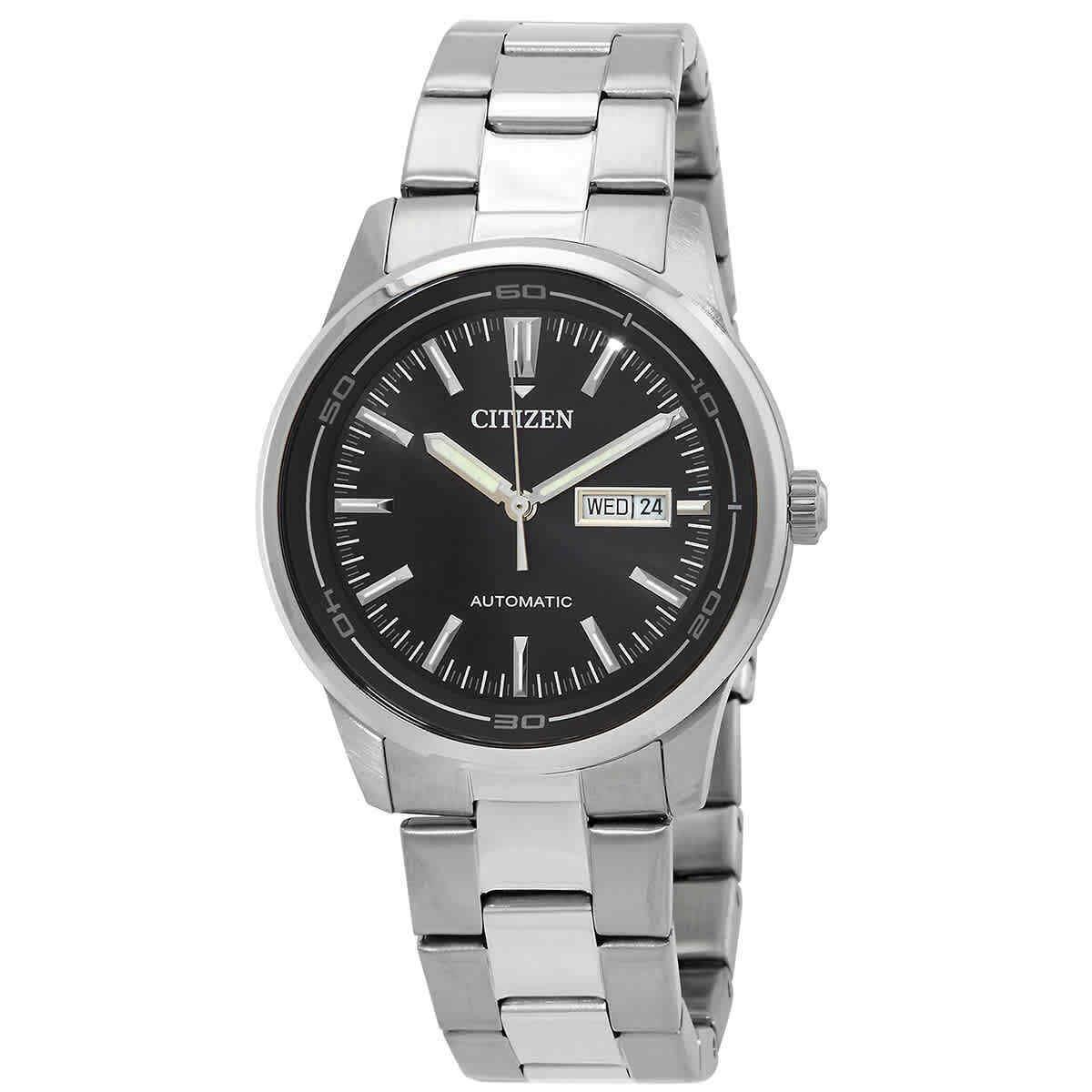 Citizen Automatic Black Dial Men`s Watch NH8400-87E