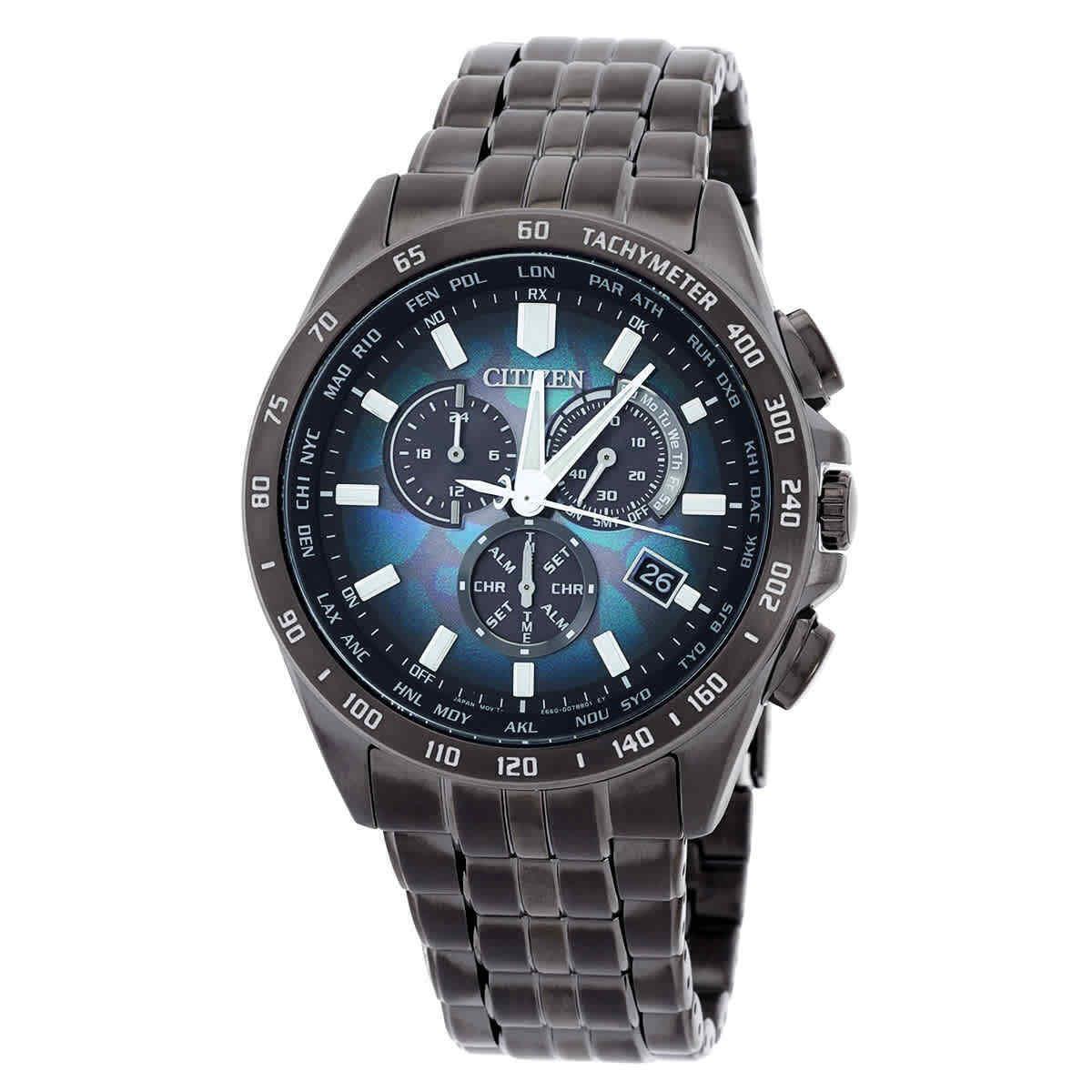 Citizen Perpetual Chrono A-t Alarm Quartz Men`s Watch CB5878-56E