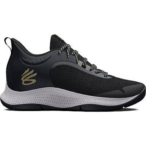 Under Armour Unisex UA 3Z6 Basketball Shoes Jet Gray/black/metallic Gold - 30250 - JET GRAY-BLACK-METALLIC GOLD