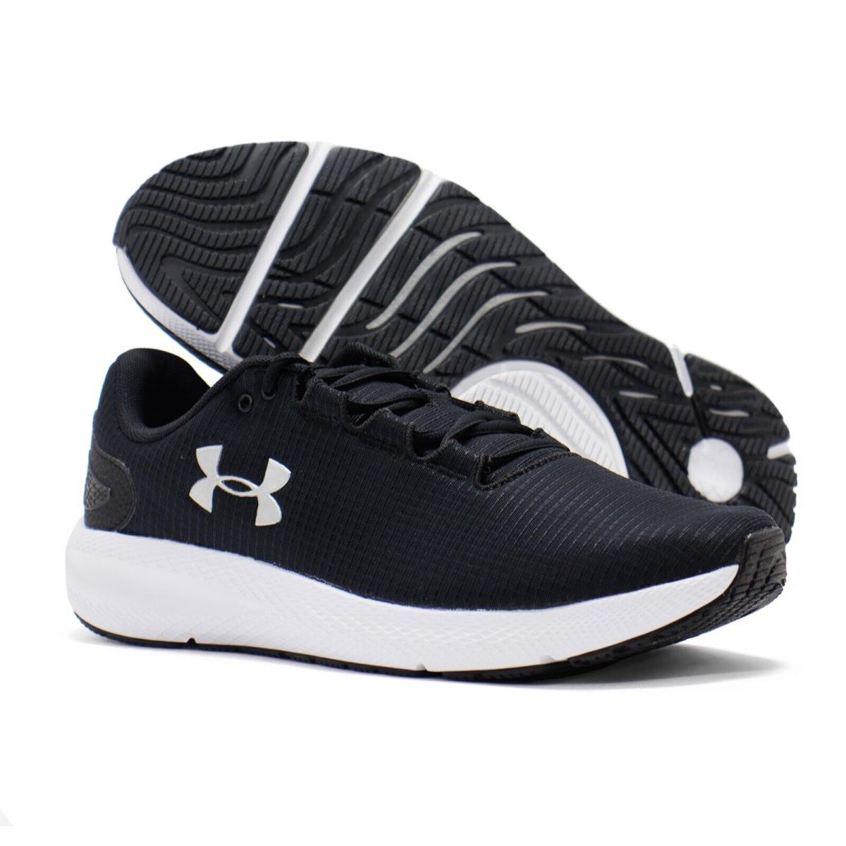 Under Armour Charged Pursuit 2 Rip Mens Running Shoes Black Sneakers