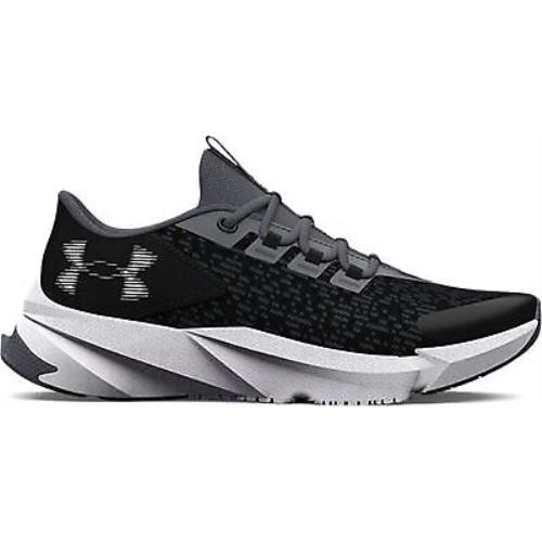 Under Armour Unisex Kids` Grade School Scramjet 5 Running Shoe Black/pitch Gray/