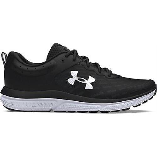 Under Armour Women`s UA Charged Assert 10 Running Shoes Black/black/white - 3026 - BLACK-BLACK-WHITE